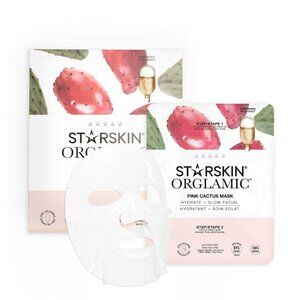 STARSKIN Orglamic Pink Cactus 2-Step Sheet Mask 1x25g